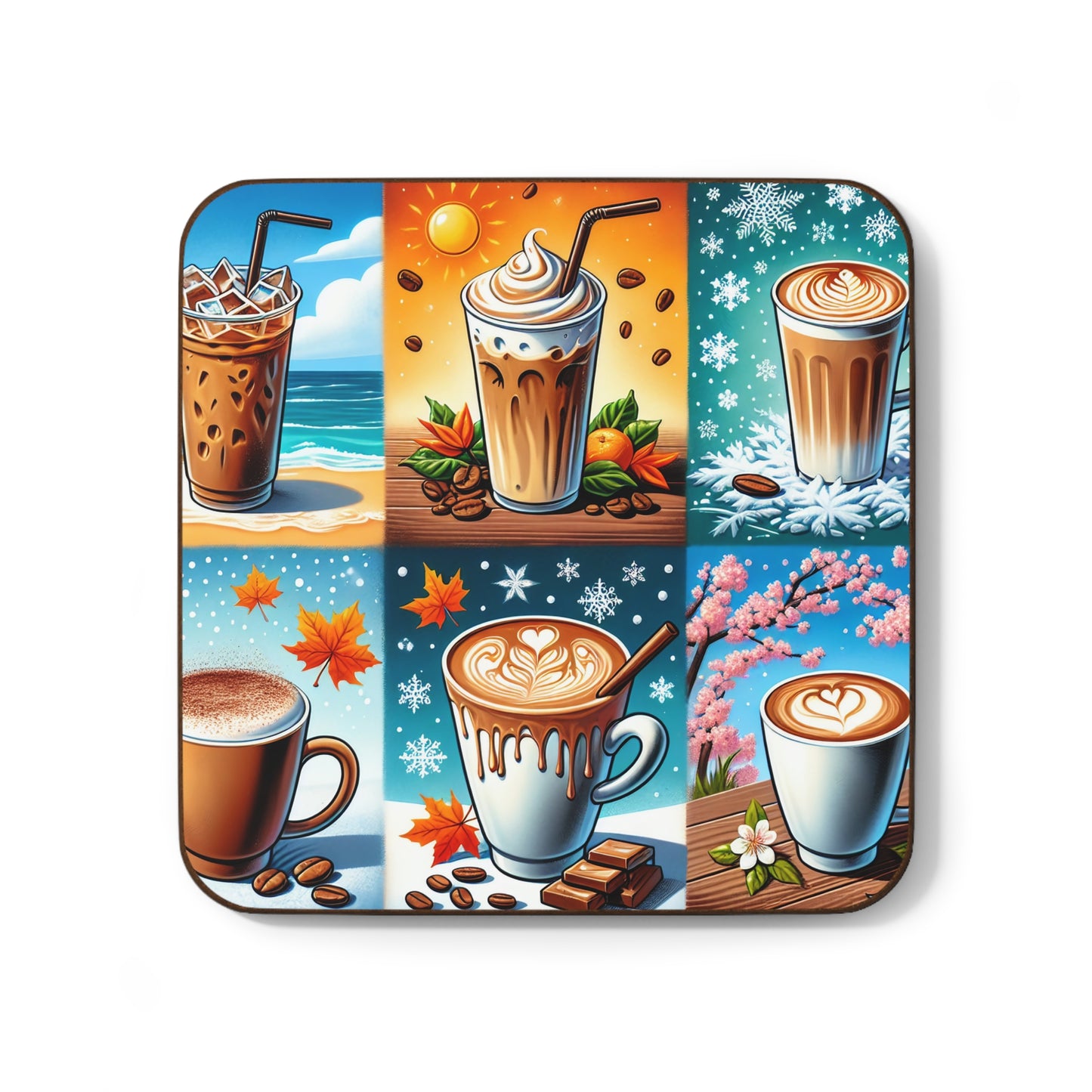 - Hardboard Back Coasters